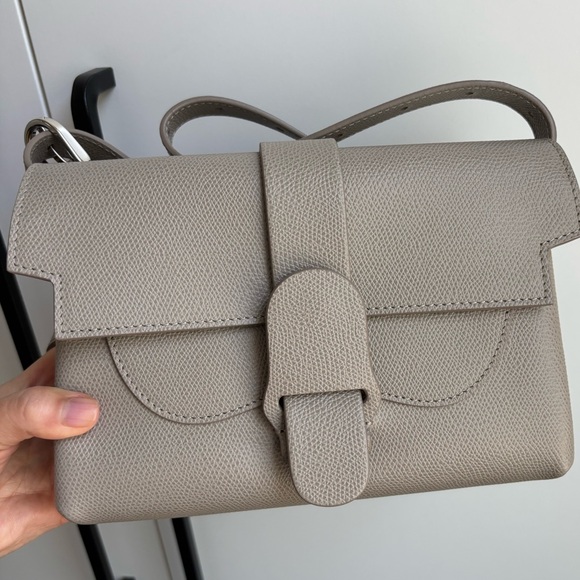 Senreve Aria Belt Bag in Pebbled Sand leather with Silver hardware - Picture 7 of 8